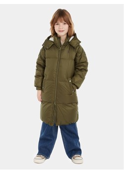 Tommy Hilfiger Kurtka puchowa KG0KG07545 Zielony Regular Fit - id: 0000302813803 - marki Tommy Hilfiger - 181189413 Tommy Hilfiger Kurtka puchowa KG0KG07545 Zielony Regular Fit ze sklepu MODIVO w kategorii Kurtki dziewczęce - zdjęcie 181189413