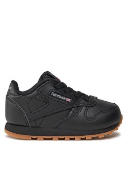 Reebok Sneakersy Classic Leather Shoes GX9396 Czarny ze sklepu MODIVO w kategorii Buty sportowe dziecięce - zdjęcie 181189434