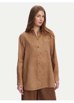 Max Mara Koszula Noel 2516111018 Brązowy Regular Fit ze sklepu MODIVO w kategorii Koszule damskie - zdjęcie 181189472