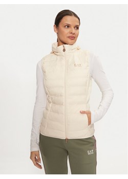 EA7 Emporio Armani Bezrękawnik 6DTQ06 TNGPZ 0711 Beżowy Regular Fit ze sklepu MODIVO w kategorii Kamizelki damskie - zdjęcie 181189564