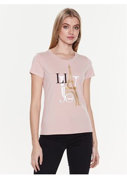 Liu Jo Sport T-Shirt TA3088 JS003 Różowy Regular Fit ze sklepu MODIVO w kategorii Bluzki damskie - zdjęcie 181189710