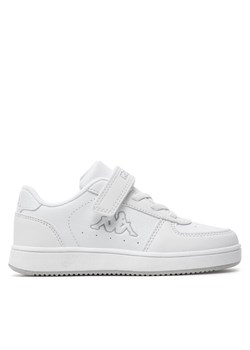 Kappa Sneakersy Logo Malone Ev Kid 36185LW Biały ze sklepu MODIVO w kategorii Buty sportowe dziecięce - zdjęcie 181189871