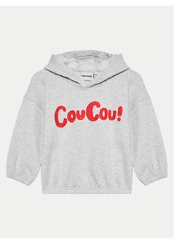Mini Rodini Bluza Coucou 2472013094 Szary Regular Fit ze sklepu MODIVO w kategorii Bluzy dziewczęce - zdjęcie 181189921