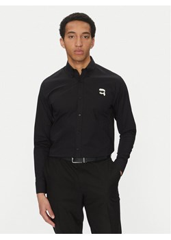 KARL LAGERFELD Koszula 605911 552671 Czarny Slim Fit ze sklepu MODIVO w kategorii Koszule męskie - zdjęcie 181190084