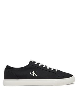 Calvin Klein Jeans Tenisówki Ess Vulc Low Mg Canvas YM0YM01209 Czarny ze sklepu MODIVO w kategorii Trampki męskie - zdjęcie 181190121