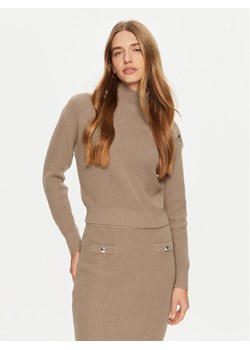 Guess Golf W4BR39 Z2WX0 Beżowy Regular Fit ze sklepu MODIVO w kategorii Swetry damskie - zdjęcie 181190144