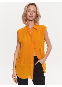 Sisley Bluzka 5PCZLQ04O Pomarańczowy Regular Fit ze sklepu MODIVO w kategorii Koszule damskie - zdjęcie 181190361