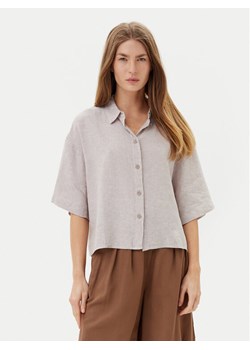 Vero Moda Koszula Linn 10306820 Szary Relaxed Fit - id: 0000304786396 - marki Vero Moda - 181190394 Vero Moda Koszula Linn 10306820 Szary Relaxed Fit ze sklepu MODIVO w kategorii Koszule damskie - zdjęcie 181190394