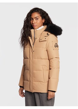 Moose Knuckles Kurtka puchowa M32LJ179 Beżowy Regular Fit ze sklepu MODIVO w kategorii Kurtki damskie - zdjęcie 181190400