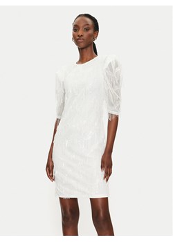 YAS Sukienka koktajlowa Bella 26034900 Biały Regular Fit - id: 0000304436802 - marki Yas - 181190402 YAS Sukienka koktajlowa Bella 26034900 Biały Regular Fit ze sklepu MODIVO w kategorii Sukienki - zdjęcie 181190402