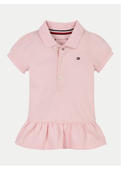 Tommy Hilfiger Sukienka codzienna KN0KN02045 Różowy Regular Fit ze sklepu MODIVO w kategorii Sukienki niemowlęce - zdjęcie 181190451