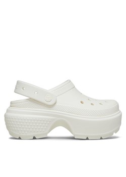 Crocs Klapki Stomp Clog 209348 Beżowy ze sklepu MODIVO w kategorii Klapki damskie - zdjęcie 181190461