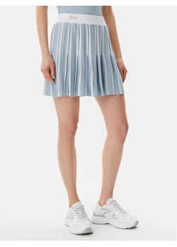 Guess Spódnica plisowana V5GD00 Z3D60 Błękitny Regular Fit ze sklepu MODIVO w kategorii Spódnice - zdjęcie 181190513