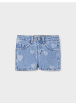 NAME IT Szorty jeansowe 13217176 Niebieski Regular Fit ze sklepu MODIVO w kategorii Spodenki dziewczęce - zdjęcie 181190522