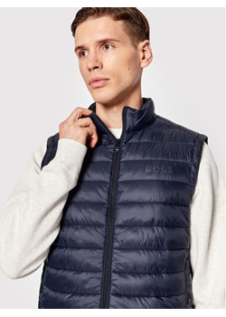 Boss Kamizelka Calano 50471854 Granatowy Regular Fit ze sklepu MODIVO w kategorii Kamizelki męskie - zdjęcie 181190552