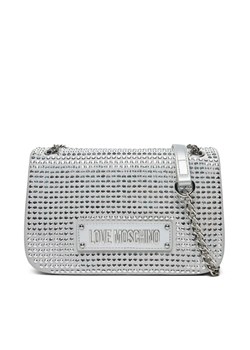 LOVE MOSCHINO Torebka JC4136PP1MLL196B Srebrny ze sklepu MODIVO w kategorii Listonoszki - zdjęcie 181190613