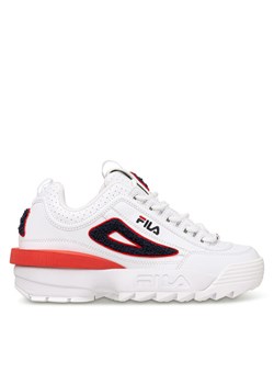 Fila Sneakersy Disruptor Patch Wmn FFW0356.13037 Biały - id: 0000303089870 - marki Fila - 181190794 Fila Sneakersy Disruptor Patch Wmn FFW0356.13037 Biały ze sklepu MODIVO w kategorii Buty sportowe damskie - zdjęcie 181190794