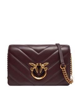 PINKO Torebka Love Click Classic PE 25 PLTT 100063 A136 Fioletowy ze sklepu MODIVO w kategorii Listonoszki - zdjęcie 181190804