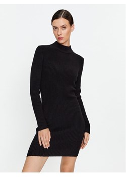 MICHAEL Michael Kors Sukienka dzianinowa MF381U46V1 Czarny Slim Fit ze sklepu MODIVO w kategorii Sukienki - zdjęcie 181190842