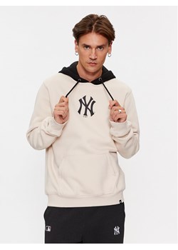47 Brand Bluza New York Yankees BB017PEMTCB601204BN Écru Regular Fit ze sklepu MODIVO w kategorii Bluzy męskie - zdjęcie 181190882