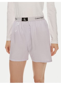 Calvin Klein Underwear Szorty materiałowe 000QS6972E Fioletowy Relaxed Fit ze sklepu MODIVO w kategorii Szorty - zdjęcie 181190930