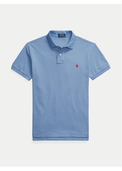 Polo Ralph Lauren Polo 710536856444 Błękitny Slim Fit ze sklepu MODIVO w kategorii T-shirty męskie - zdjęcie 181190960