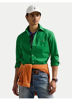 Polo Ralph Lauren Koszula 710937993013 Zielony Custom Fit ze sklepu MODIVO w kategorii Koszule męskie - zdjęcie 181191020