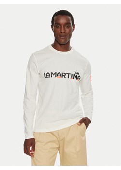 La Martina Longsleeve ZMR008 JS206 Biały Regular Fit ze sklepu MODIVO w kategorii T-shirty męskie - zdjęcie 181191051