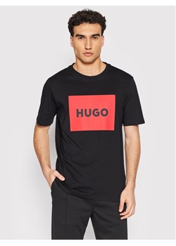 Hugo T-Shirt Dulive222 50467952 Czarny Regular Fit ze sklepu MODIVO w kategorii T-shirty męskie - zdjęcie 181191231