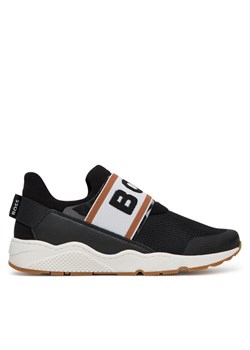 BOSS Sneakersy J51645 S Czarny ze sklepu MODIVO w kategorii Buty sportowe dziecięce - zdjęcie 181191423