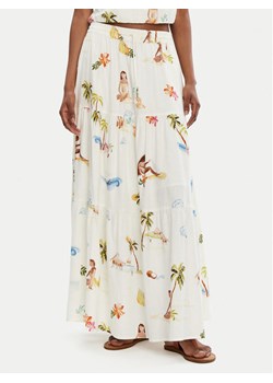 Seafolly Spódnica maxi Isla Palm 55397-SK Écru Regular Fit ze sklepu MODIVO w kategorii Spódnice - zdjęcie 181191801