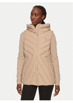 Tommy Hilfiger Bezrękawnik Chevron WW0WW42624 Beżowy Regular Fit ze sklepu MODIVO w kategorii Kamizelki damskie - zdjęcie 181191904
