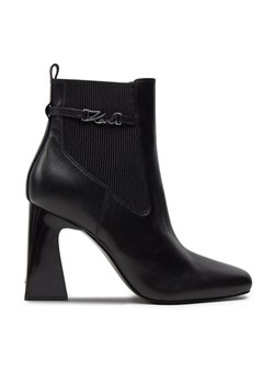 KARL LAGERFELD Botki Astra Nova KL33160 Czarny ze sklepu MODIVO w kategorii Botki - zdjęcie 181192252