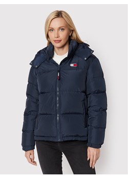 Tommy Jeans Kurtka puchowa Alaska DW0DW14661 Granatowy Regular Fit ze sklepu MODIVO w kategorii Kurtki damskie - zdjęcie 181192254