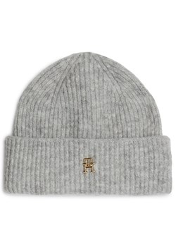Tommy Hilfiger Czapka AW0AW16628 Szary ze sklepu MODIVO w kategorii Czapki zimowe damskie - zdjęcie 181192354