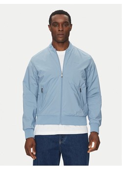 Calvin Klein Kurtka bomber LV040FM512 Błękitny Regular Fit ze sklepu MODIVO w kategorii Kurtki męskie - zdjęcie 181192521