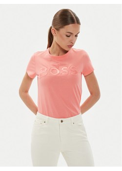 Boss T-Shirt Eventsa 50514967 Różowy Regular Fit ze sklepu MODIVO w kategorii Bluzki damskie - zdjęcie 181192522