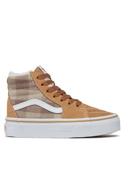 Vans Tenisówki Uy Sk8-Hi VN0A4BUWBF21 Brązowy - id: 0000303335939 - marki Vans - 181192554 Vans Tenisówki Uy Sk8-Hi VN0A4BUWBF21 Brązowy ze sklepu MODIVO w kategorii Trampki dziecięce - zdjęcie 181192554