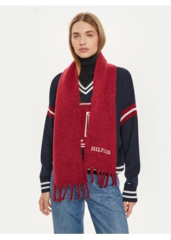 Tommy Hilfiger Szalik Monotype AU0AU01935 Bordowy ze sklepu MODIVO w kategorii Szaliki dziecięce - zdjęcie 181192590