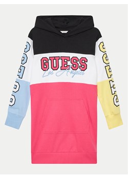 Guess Sukienka dzianinowa J4YK07 KA6R3 Kolorowy Regular Fit ze sklepu MODIVO w kategorii Sukienki dziewczęce - zdjęcie 181192761