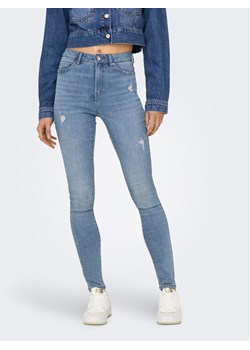 ONLY Jeansy Rose 15317250 Niebieski Skinny Fit ze sklepu MODIVO w kategorii Jeansy damskie - zdjęcie 181192920