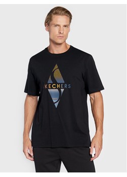 Skechers T-Shirt Recharge MTS344 Czarny Regular Fit ze sklepu MODIVO w kategorii T-shirty męskie - zdjęcie 181192933