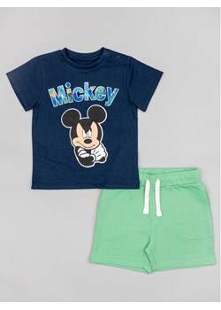 Zippy Komplet t-shirt i spodenki Myszka Miki ZBBAP0602 23001 Granatowy Regular Fit ze sklepu MODIVO w kategorii Komplety niemowlęce - zdjęcie 181192954