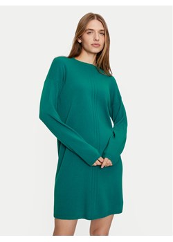 United Colors Of Benetton Sukienka dzianinowa 1044DV01S Zielony Regular Fit ze sklepu MODIVO w kategorii Sukienki - zdjęcie 181192970