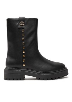TWINSET Botki Biker 242TCP074 Czarny ze sklepu MODIVO w kategorii Botki - zdjęcie 181192981