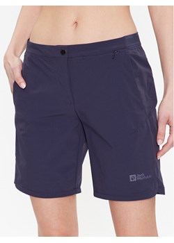 Jack Wolfskin Szorty sportowe Hilltop 1505462 Granatowy Regular Fit ze sklepu MODIVO w kategorii Szorty - zdjęcie 181193062