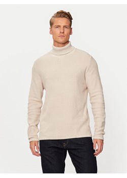 Jack&Jones Golf Cooper 12259310 Beżowy Regular Fit ze sklepu MODIVO w kategorii Swetry męskie - zdjęcie 181193080