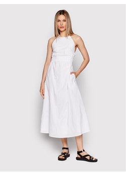 Herskind Sukienka letnia Petra 4416610 Biały Regular Fit ze sklepu MODIVO w kategorii Sukienki - zdjęcie 181193161