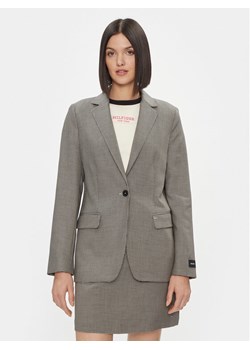 Tommy Hilfiger Marynarka WW0WW40496 Szary Regular Fit ze sklepu MODIVO w kategorii Marynarki damskie - zdjęcie 181193310
