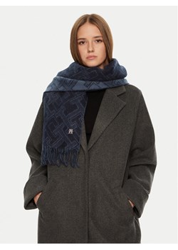 Tommy Hilfiger Szalik AW0AW16650 Granatowy ze sklepu MODIVO w kategorii Szaliki i chusty damskie - zdjęcie 181193321